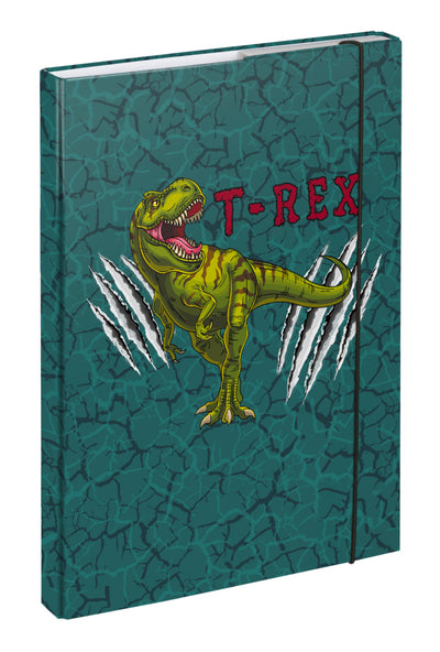 School file folder A4 T-Rex
