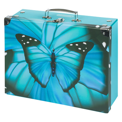 Foldable school supply box Butterfly