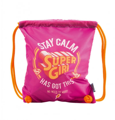 Gym sack Supergirl - STAY CALM