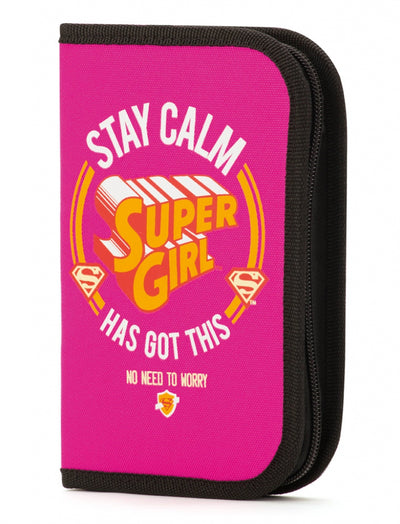 Pencil case Supergirl - STAY CALM