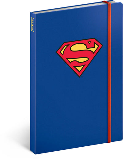Notebook Superman - Symbol, lined, 13 × 21 cm