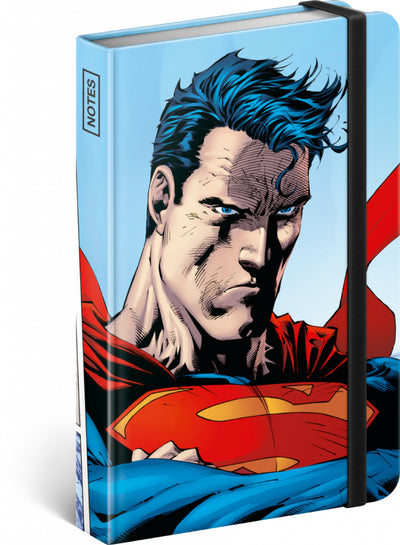 Notebook Superman - World Hero, lined, 11 × 16 cm
