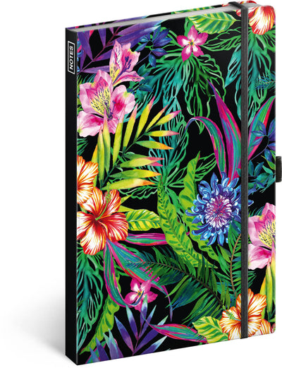 Notebook Tropical, lined, 13 × 21 cm