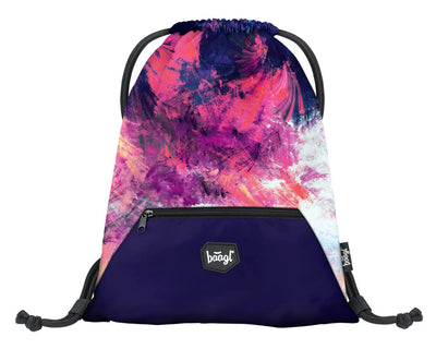 Gym sack with zip pocket Abstract