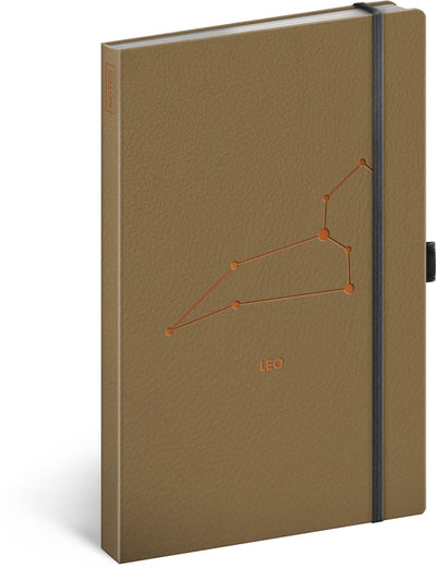Notebook Zodiac Leo, lined, 13 × 21 cm