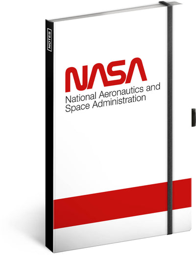 Notebook NASA Worm, lined, 13 × 21 cm