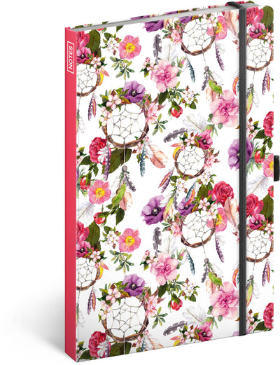 Notebook Dream Catcher Pink, lined, 13 × 21 cm