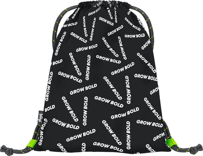 Gym sack GROW BOLD Black