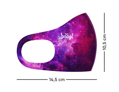 Antibacterial face mask Galaxy - kids