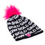 Knitted hat, Pink