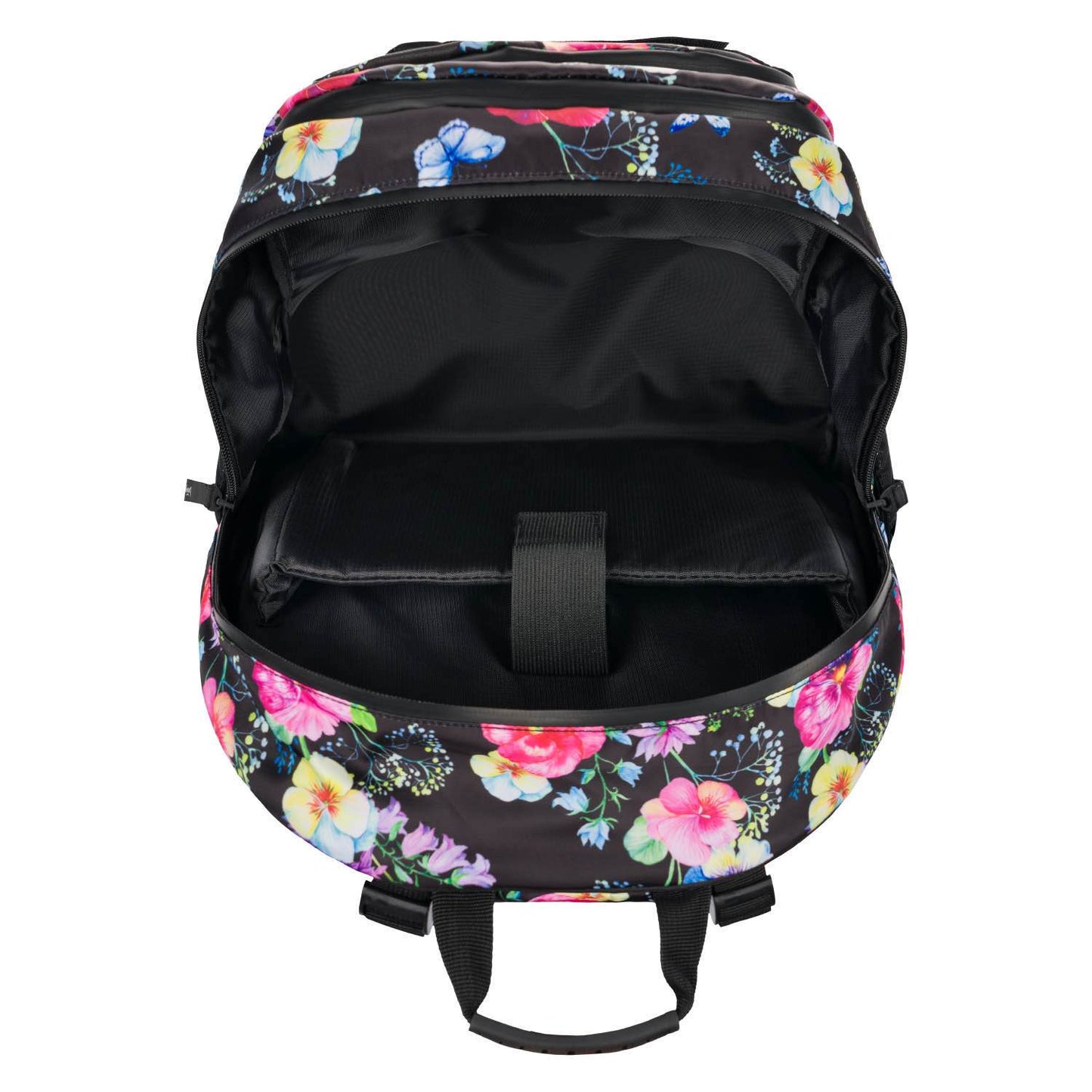 School backpack Skate Flowers