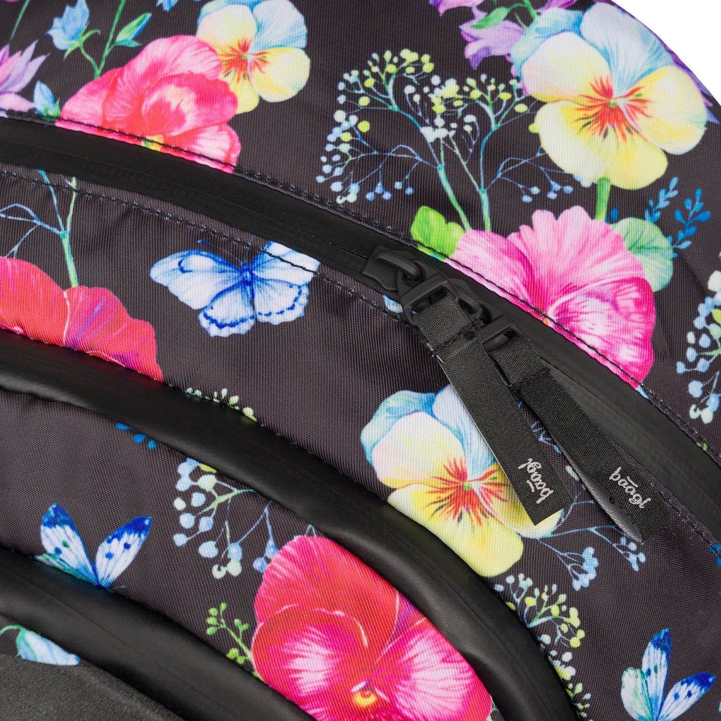 School backpack Skate Flowers