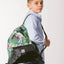 Gym sack with zip pocket Dinosaurs