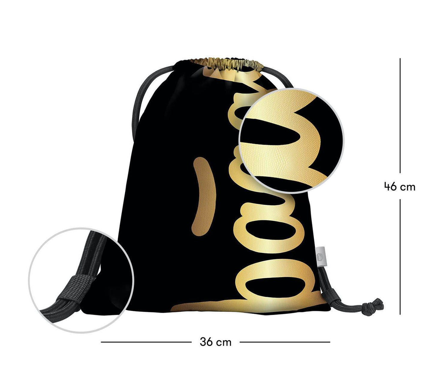 Gym sack Skate Gold