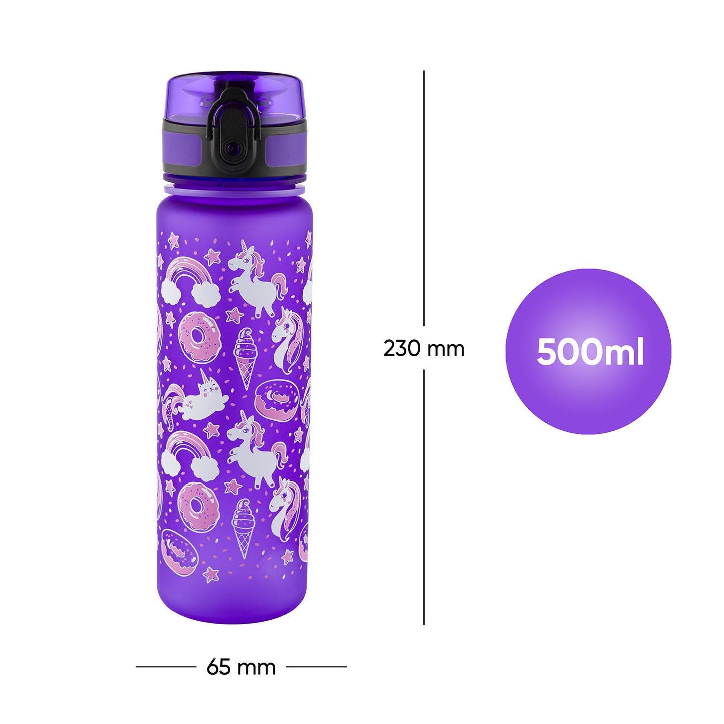 Tritan bottle Unicorn, 500 ml