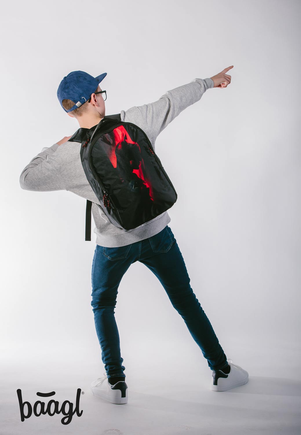 Backpack eARTh Batman Red