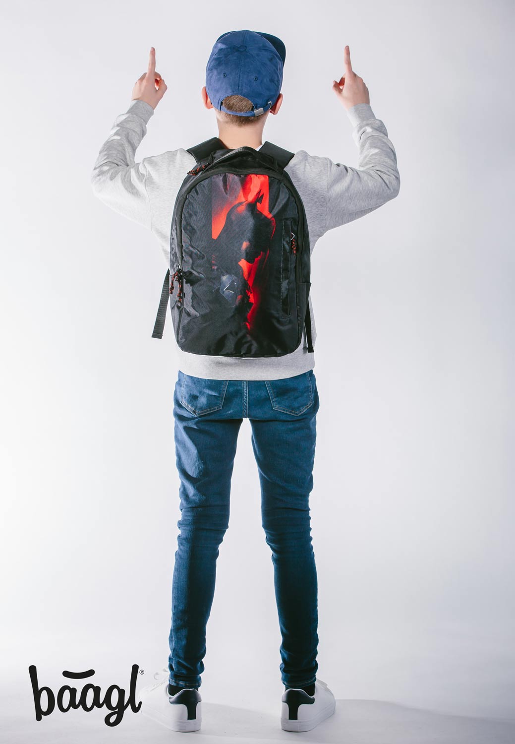 Backpack eARTh Batman Red