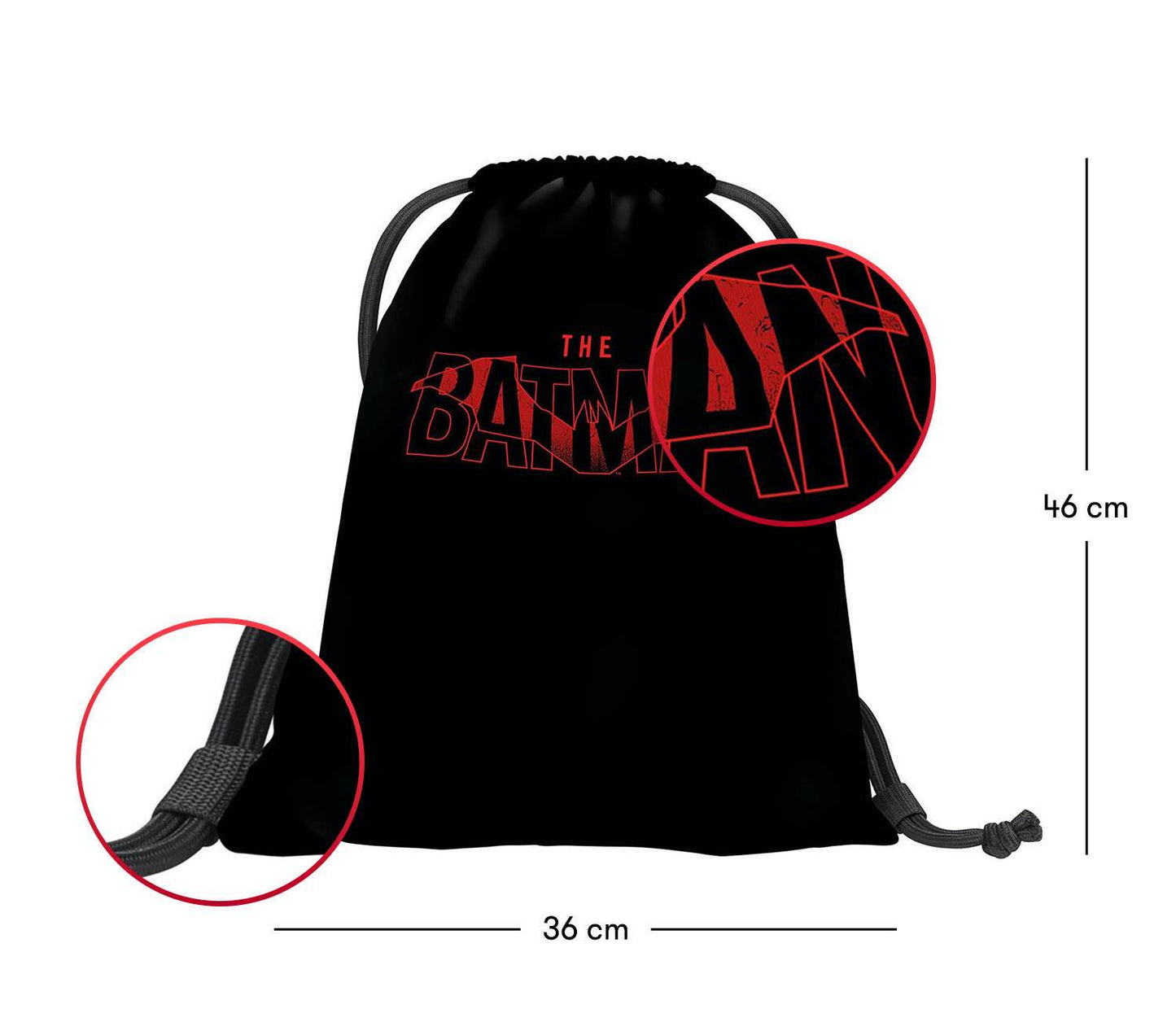 Gym sack Batman Red