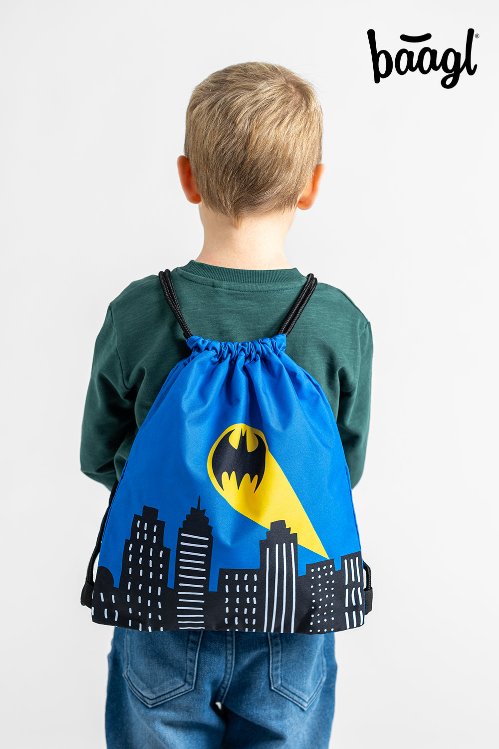 Preschool gym sack Batman Blue Light