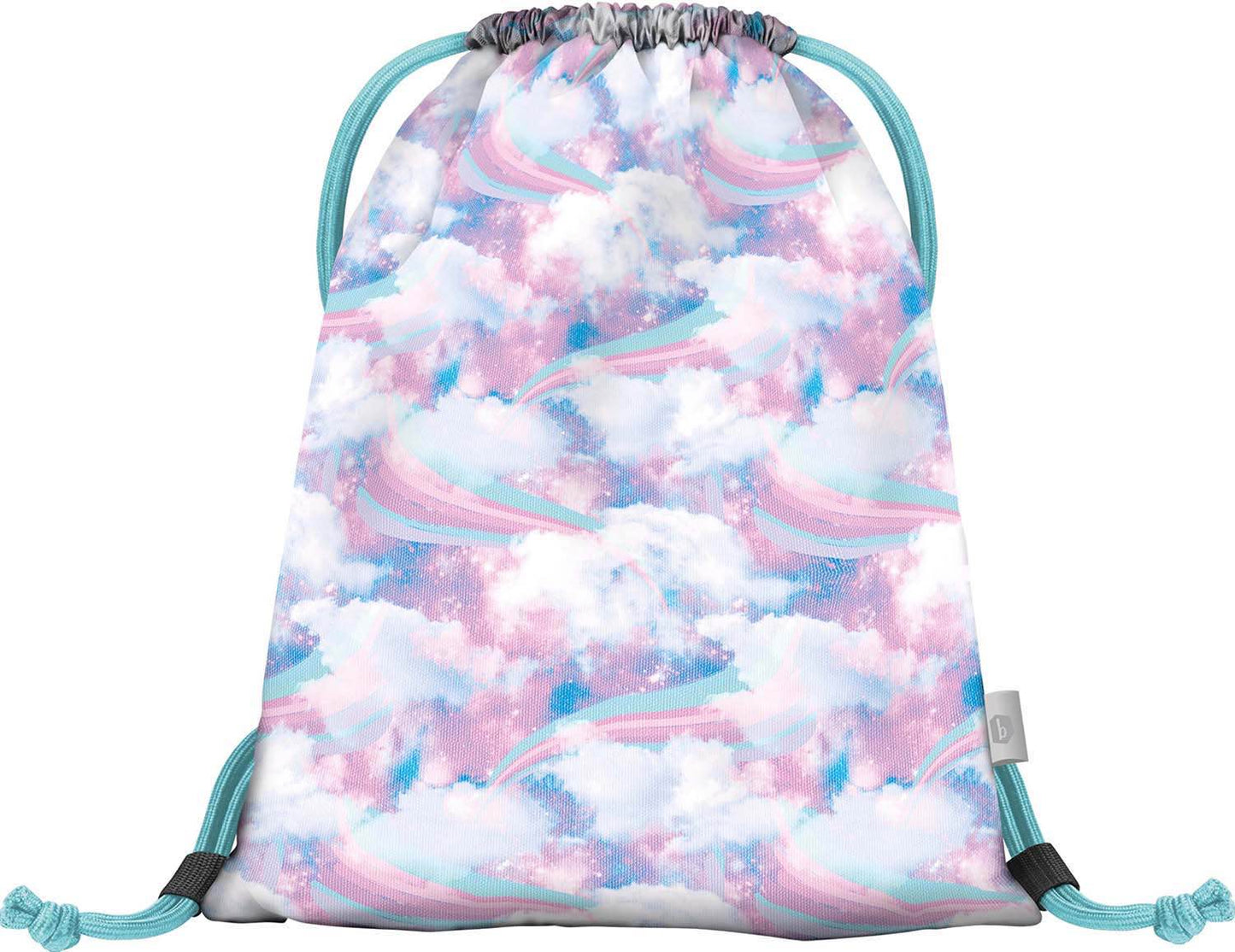 Gym sack with zip pocket Sky