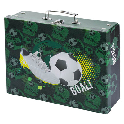 Foldable school briefcase Football