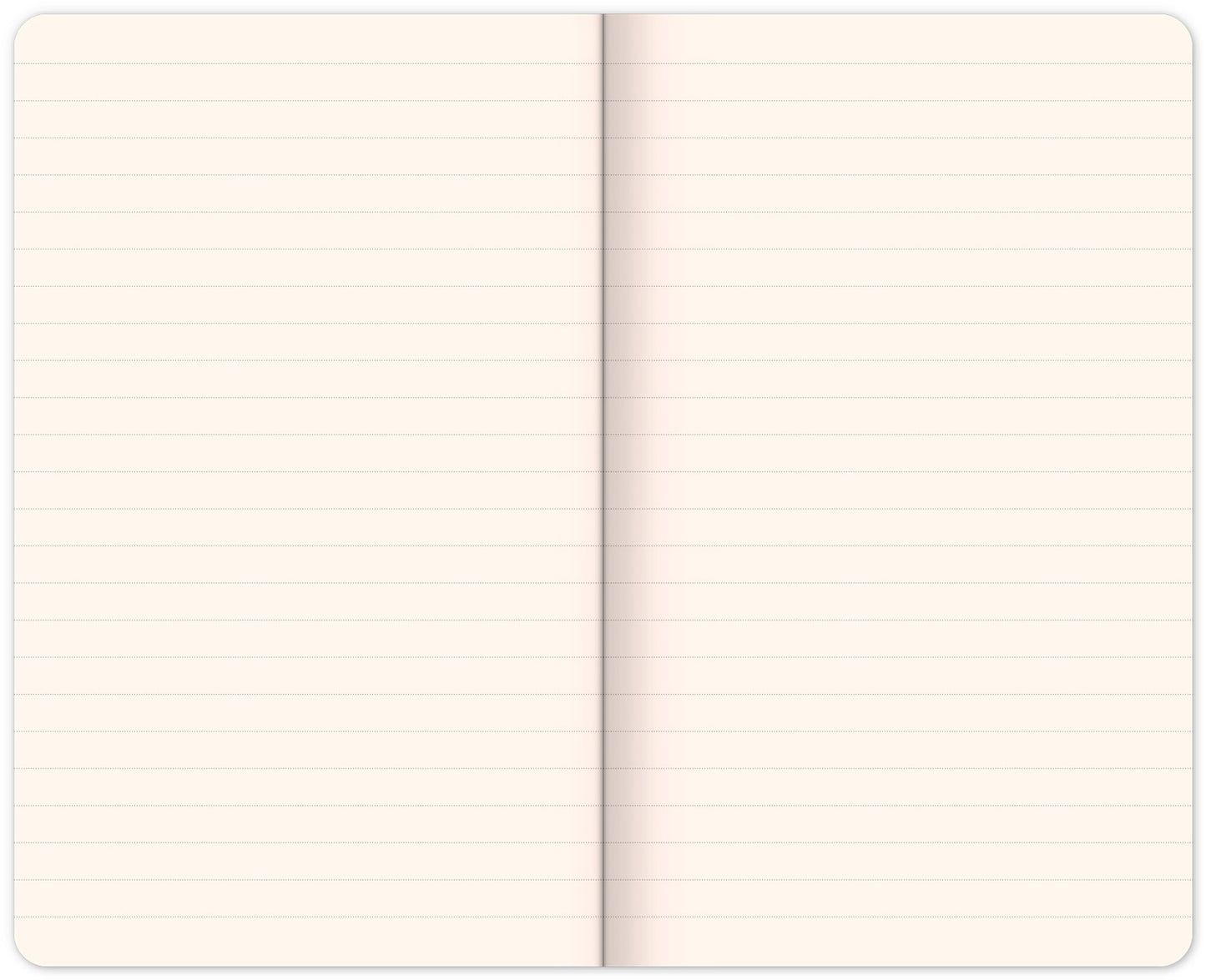 Notebook Eucalyptus, lined, 13 × 21 cm