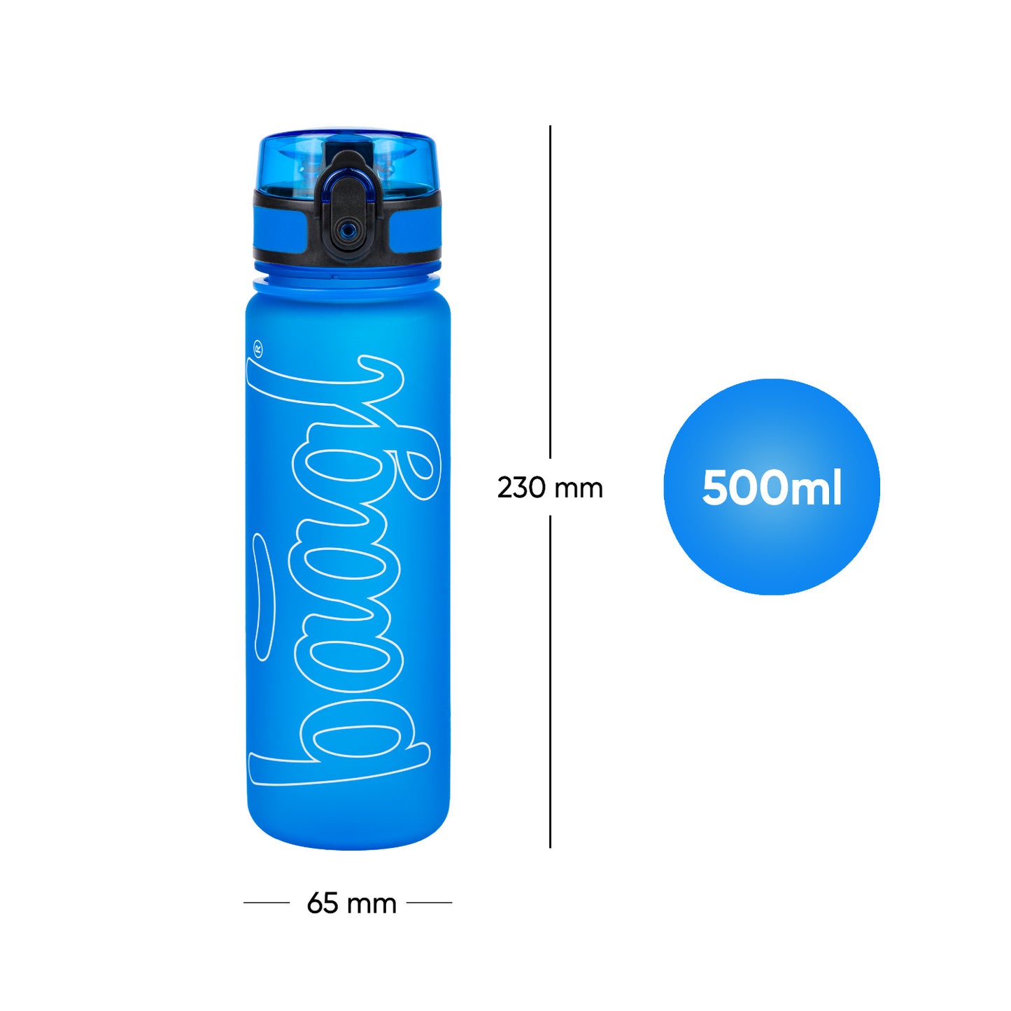 Tritan bottle Logo Blue, 500 ml