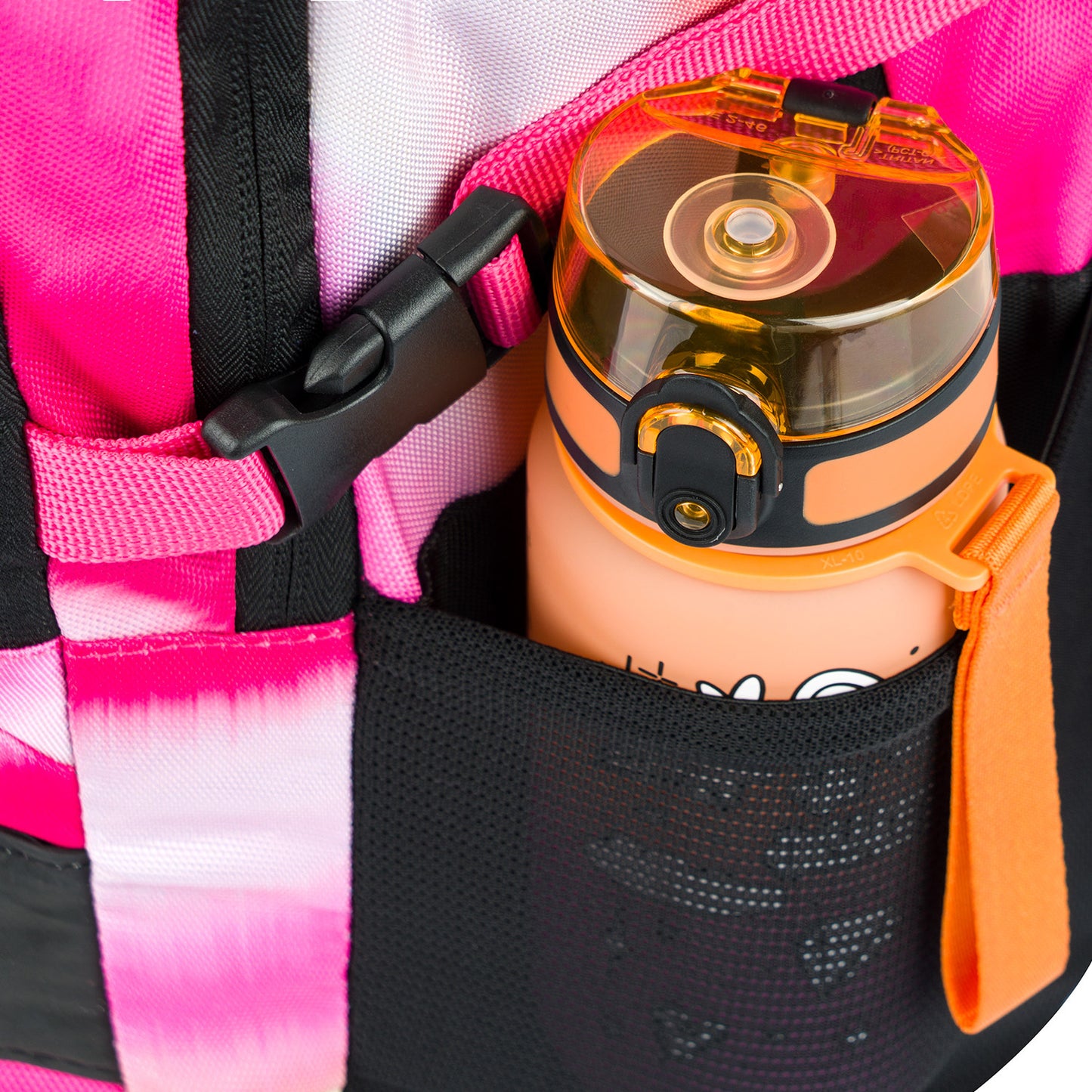 School backpack Skate Pink Stripes