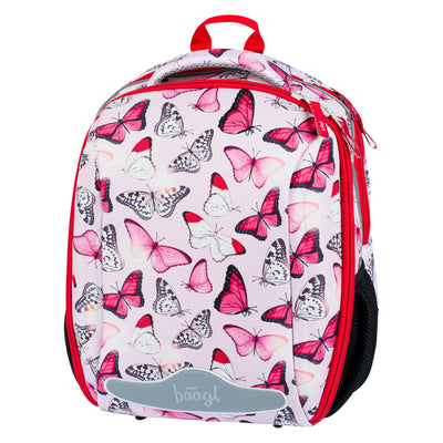 School bag Shelly Red Butterfly
