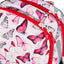 School bag Shelly Red Butterfly