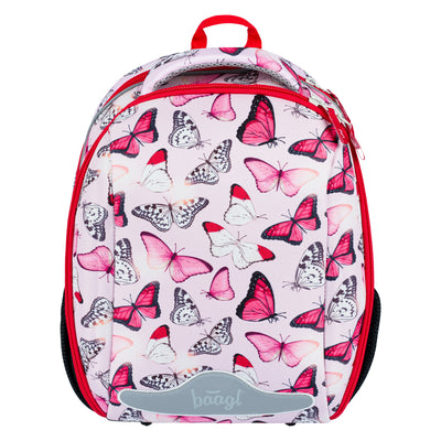 School bag Shelly Red Butterfly
