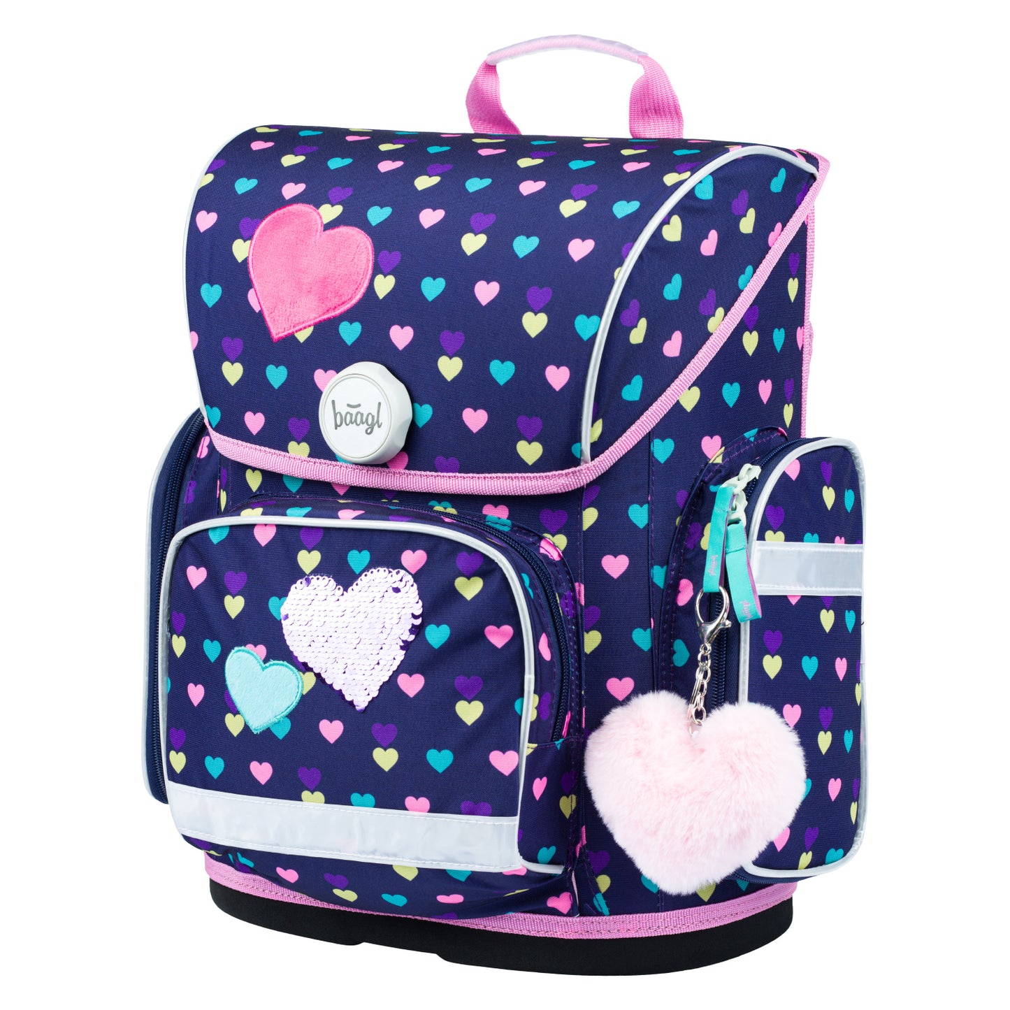 School bag Ergo Pink Hearts