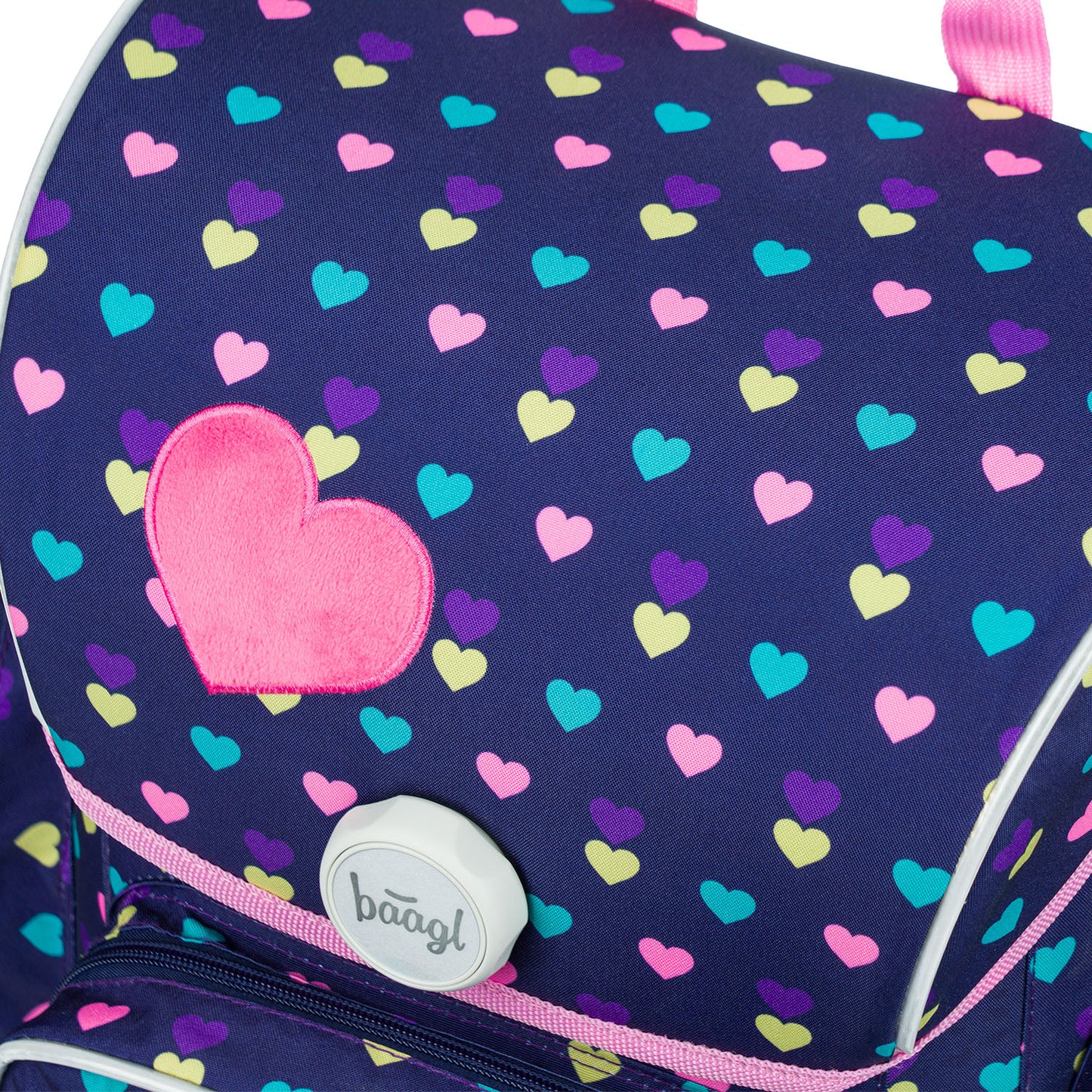 School bag Ergo Pink Hearts