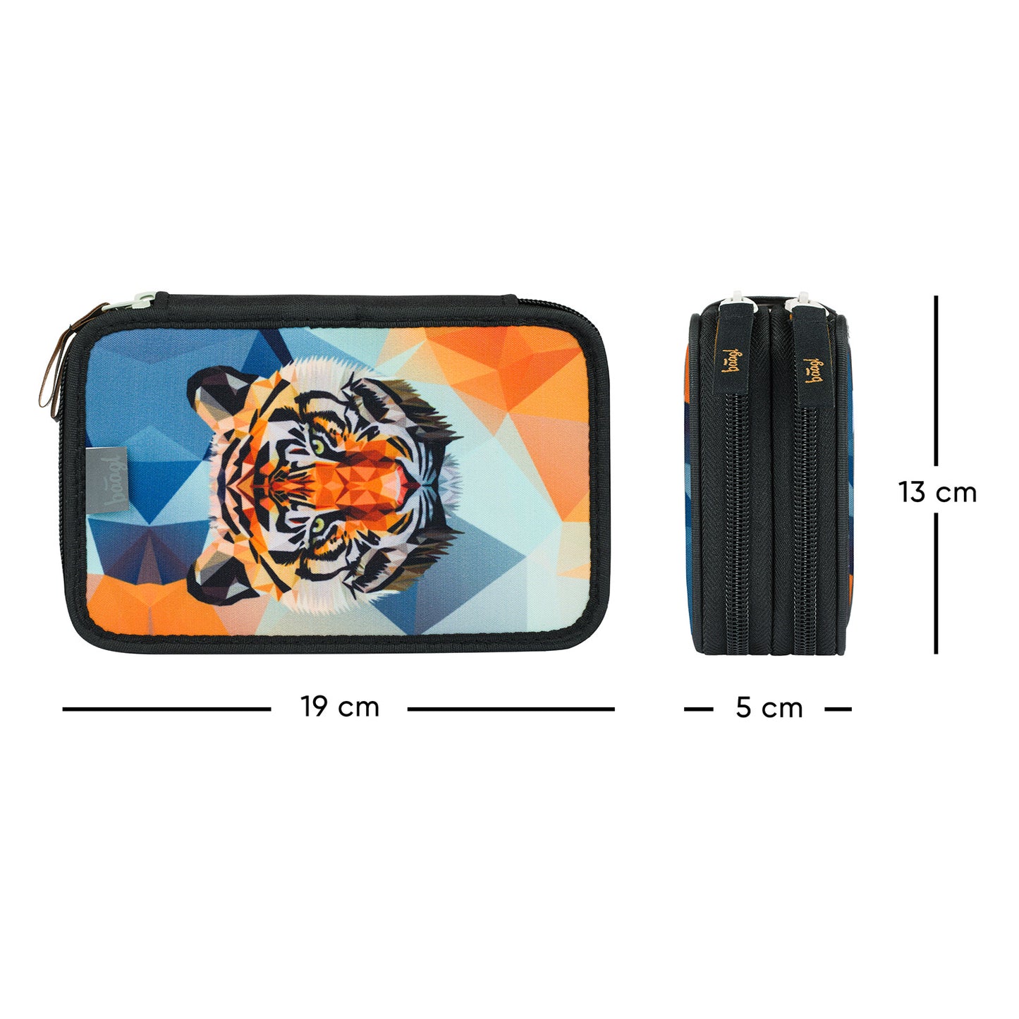 Two-tier pencil case Tiger