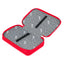 Two-tier pencil case Red Butterfly