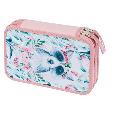 Two-tier pencil case Raccoon