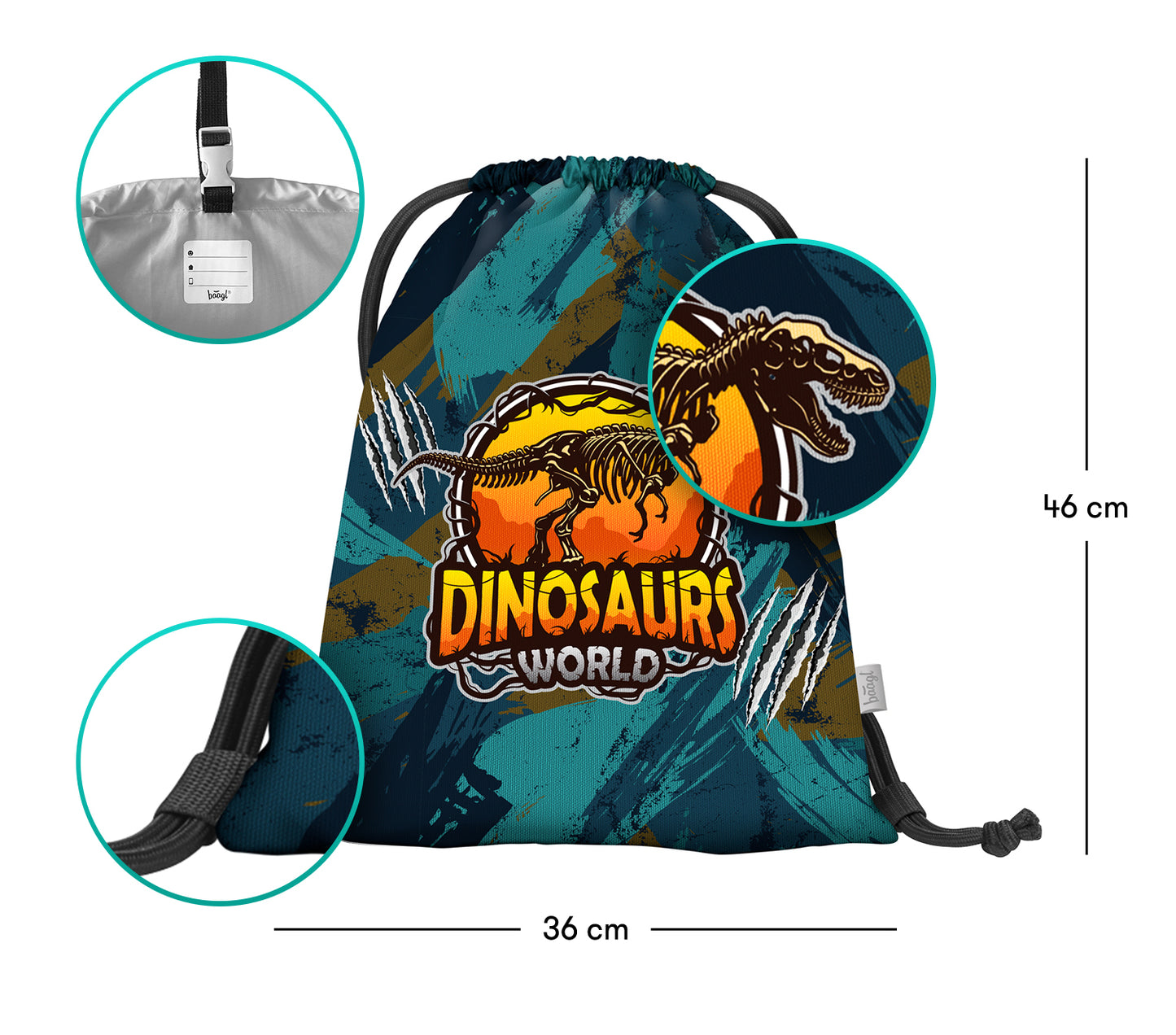 Gym sack Dinosaurs World