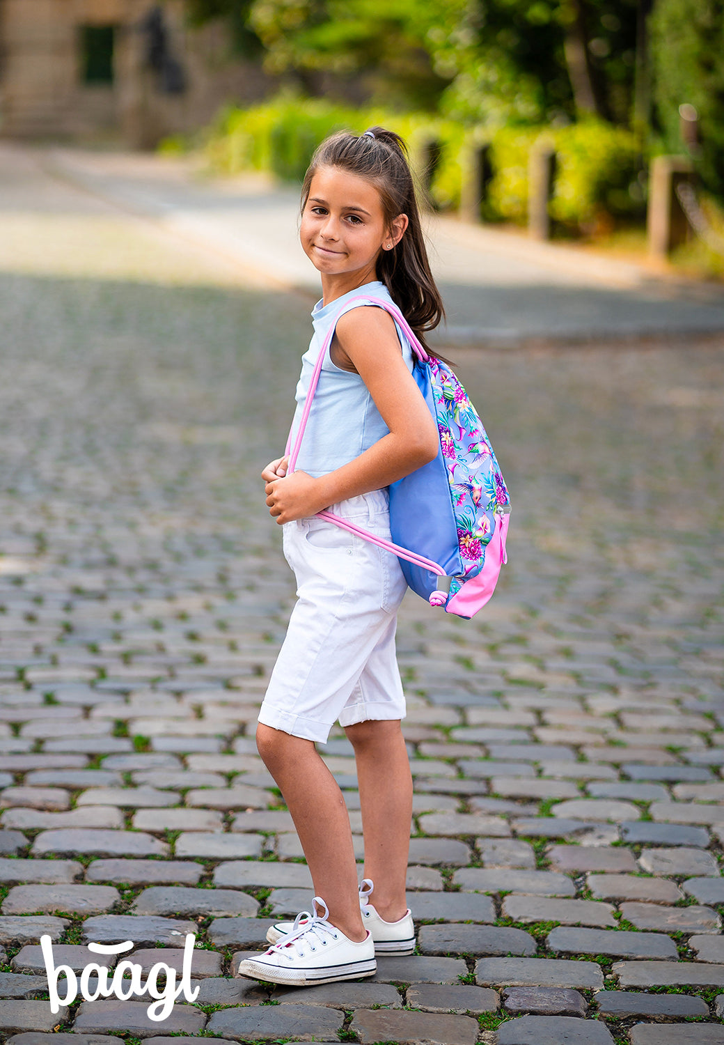 Gym sack with zip pocket Hummingbird