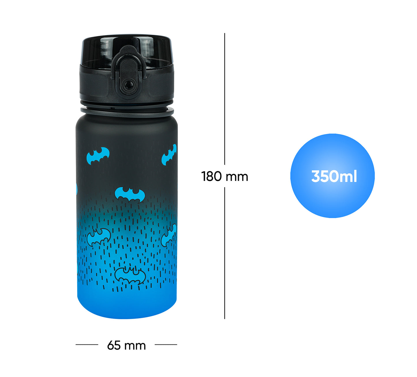 Tritan bottle Gradient Batman Blue, 350m