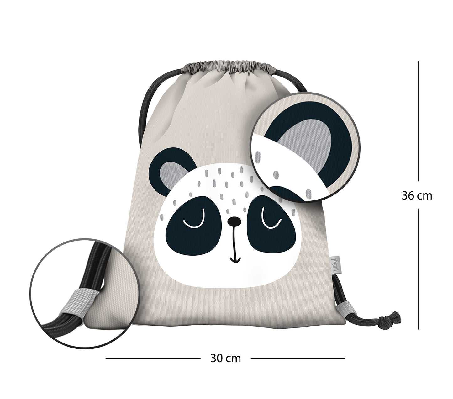 Preschool gym sack Panda