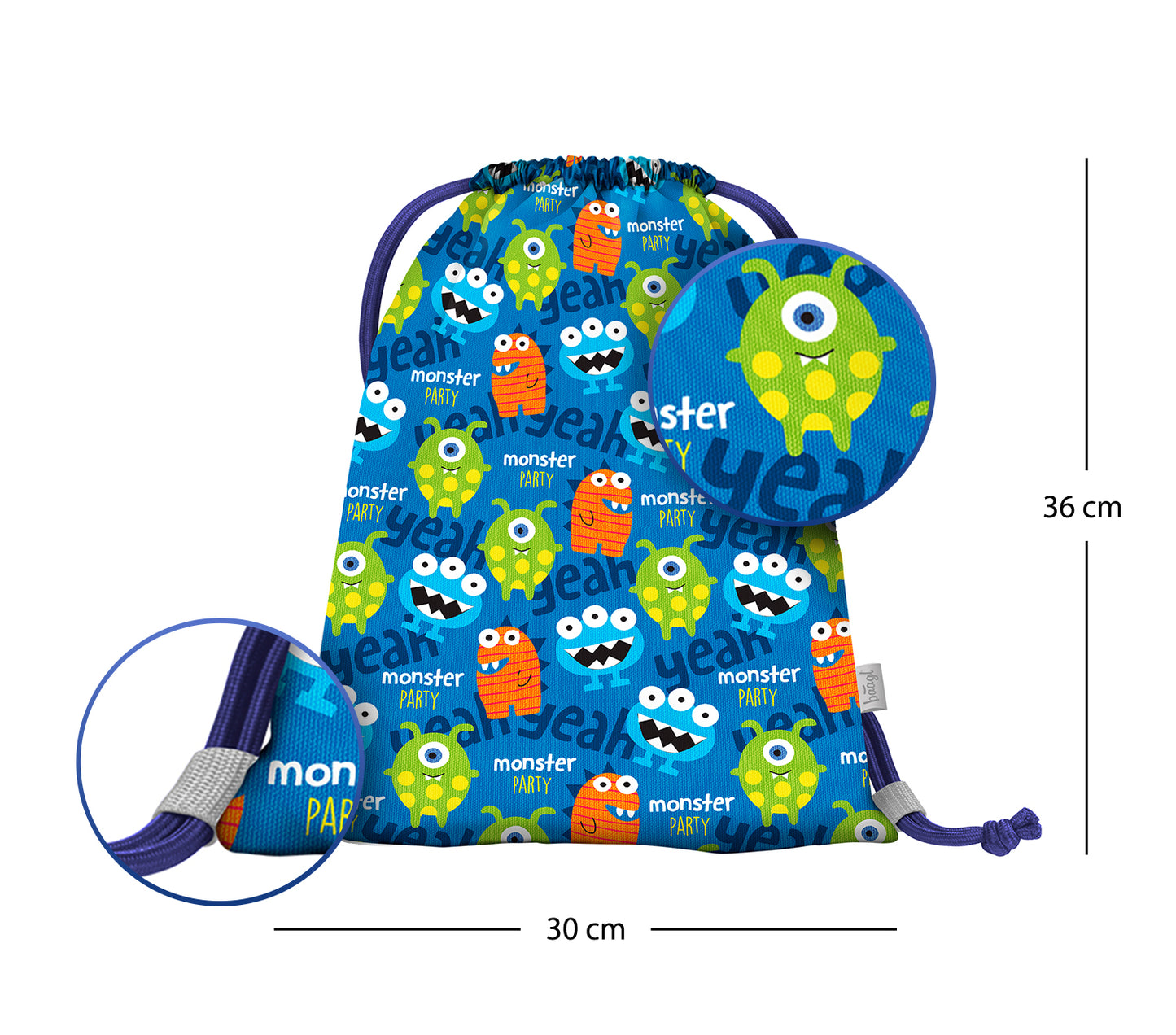 Preschool gym sack Monsters