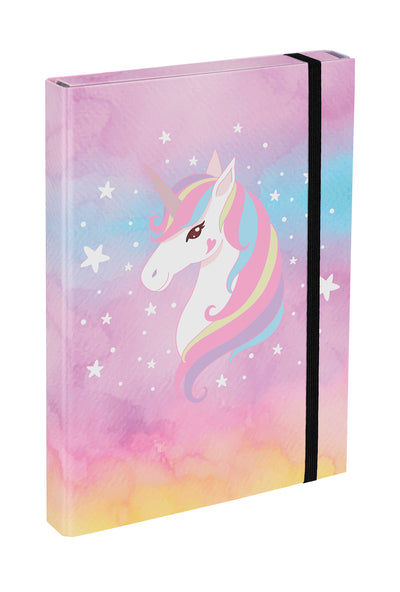 School file folder A4 Rainbow Unicorn