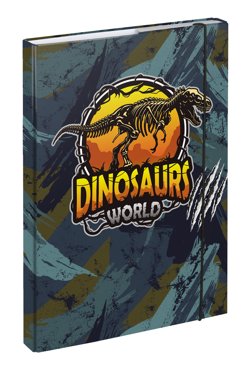 School file folder A4 Dinosaurs World