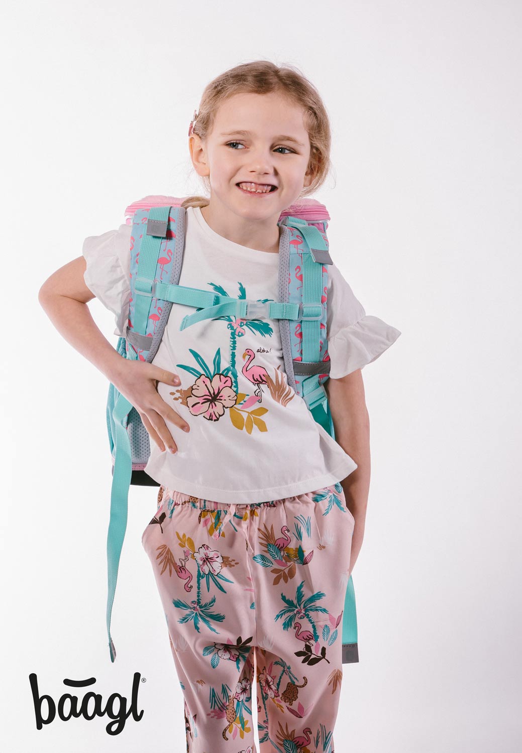 School set Zippy Flamingo