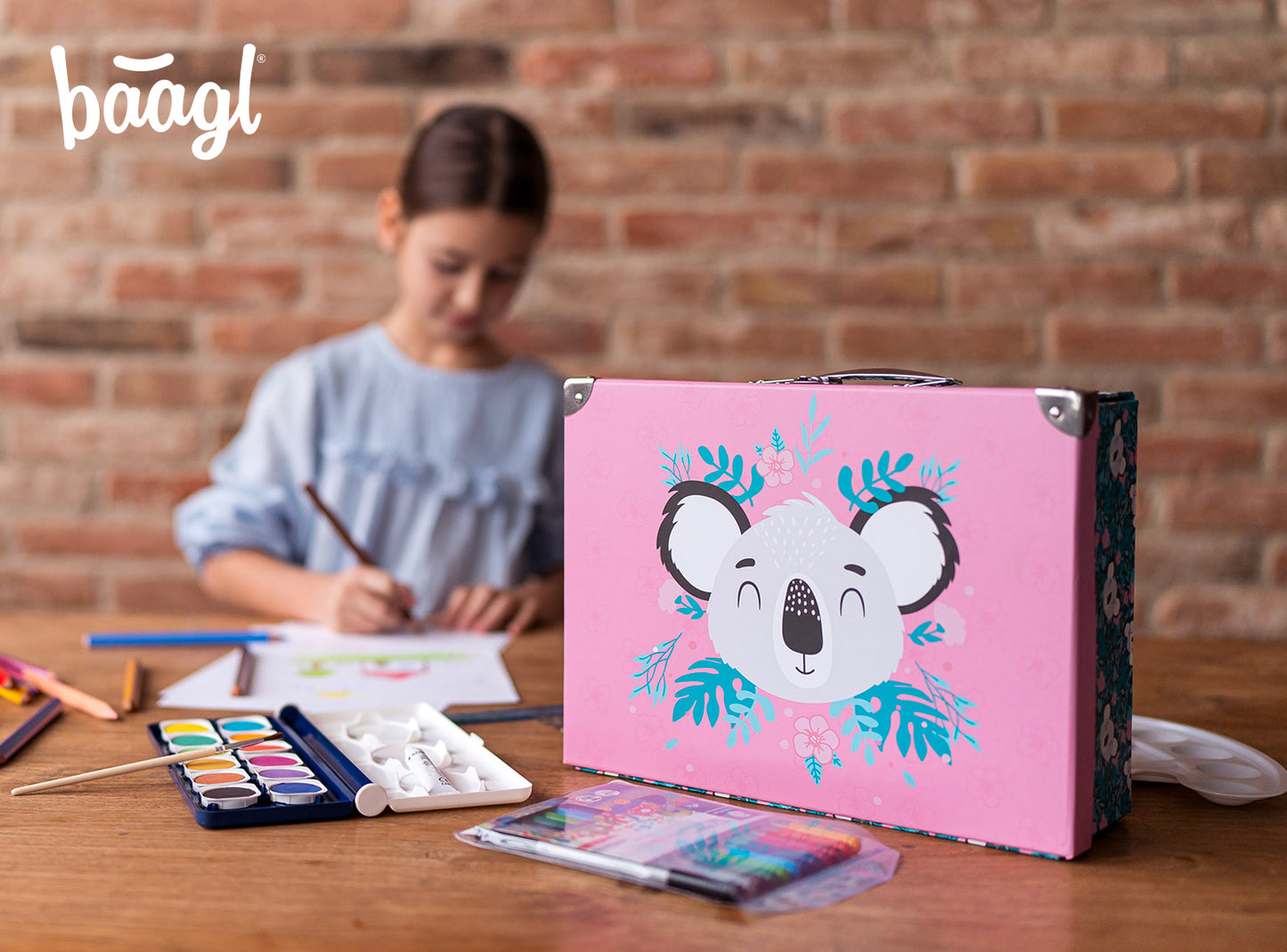 Foldable school supply box Baby Koala