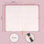 Notebook Pink, dotted, 13 × 21 cm