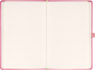 Notebook Pink, dotted, 13 × 21 cm