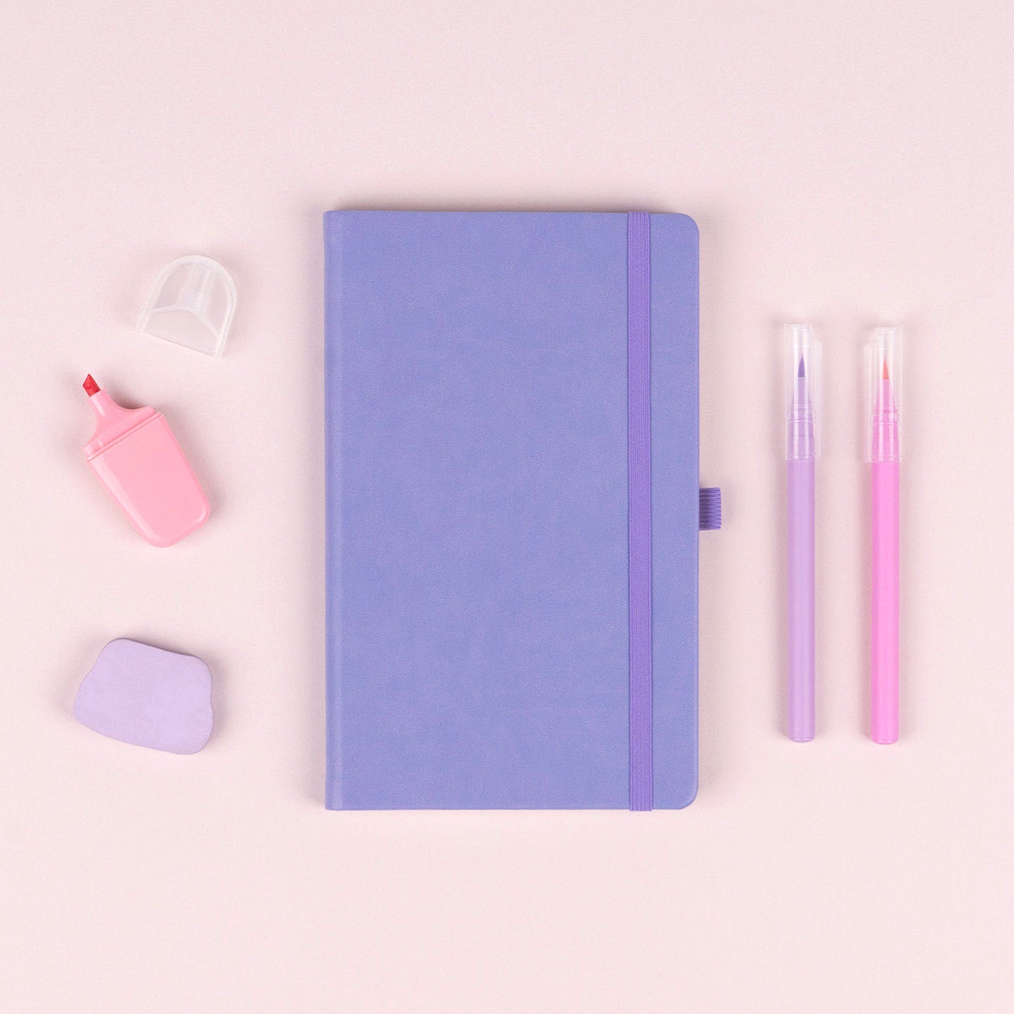 Notebook Lilac, dotted, 13 × 21 cm