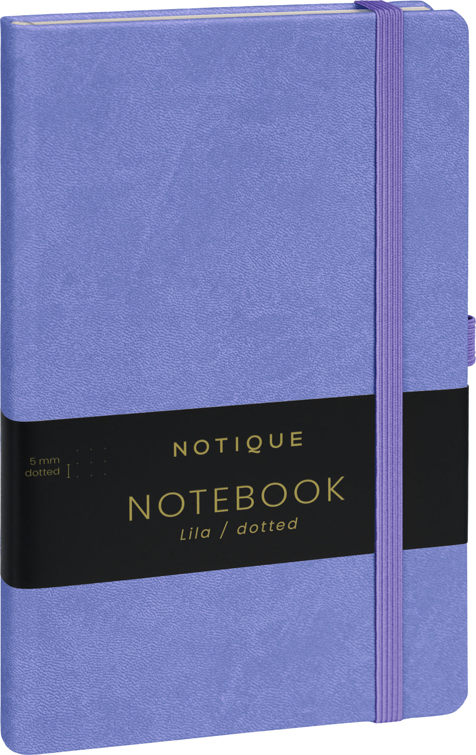 Notebook Lilac, dotted, 13 × 21 cm