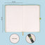 Notebook Green, dotted, 13 × 21 cm